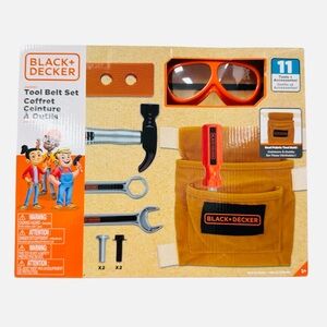 Black & Decker Jr. Tool Belt Set 11 Tools and Accessories